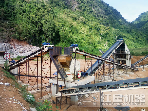 一天出600方沙，1610錘式破碎機輕松搞定